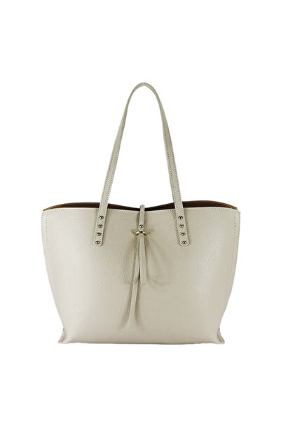 SOFILINE Geantă mare din piele naturală crem 1740 M8