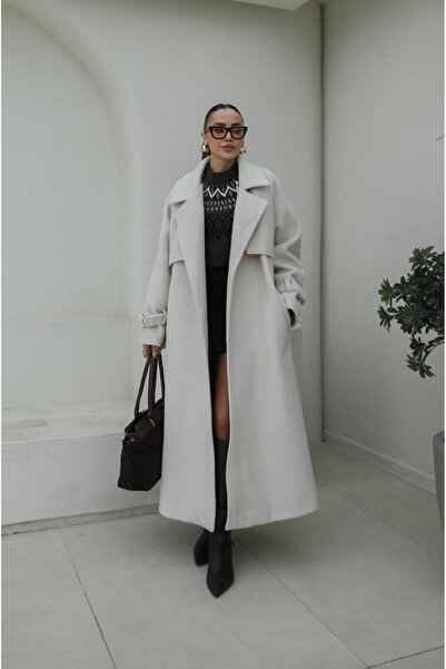 Havoş Ecru Lazio Belted Coat