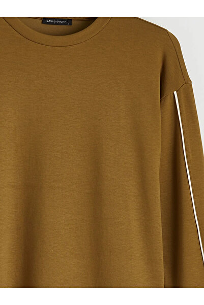 LC Waikiki Lcwaikiki classic green crew neck soft touch women's sweatshirt