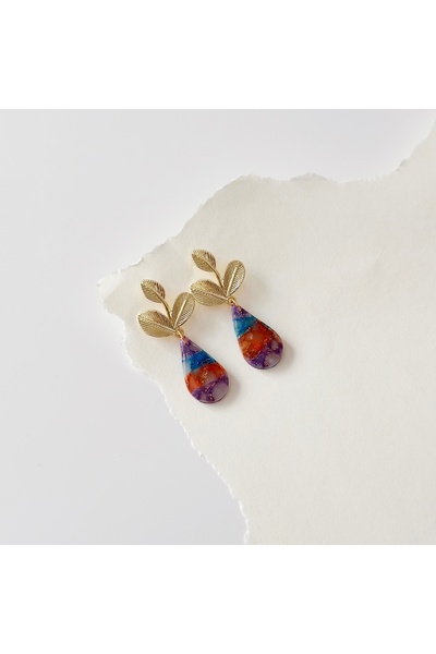 Vesce Atelier Colorful Drop Handmade Earrings