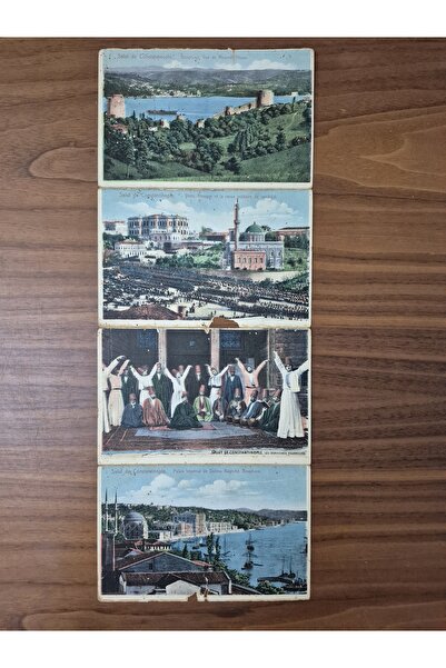 Edi Antik 4 Οθωμανικές καρτ ποστάλ Ακερντέον. Αρκετά από την περίοδο των αυθε...