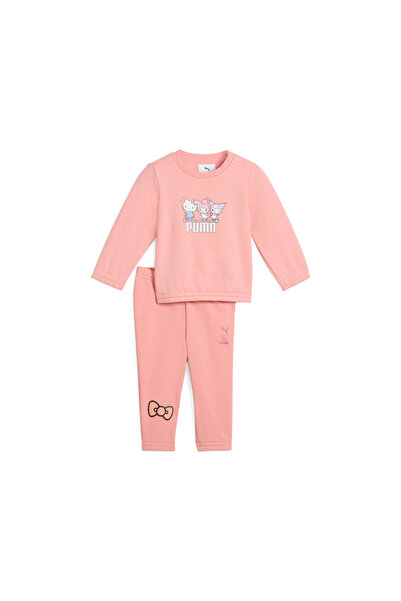 Puma Girl Tracksuit 630065 Coral