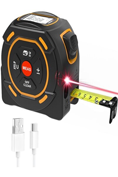 Loyka Lazer Mesafe Ölçerli Şerit Metre