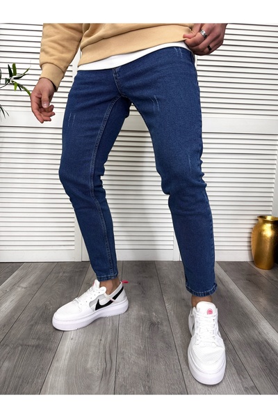 dehaine Men's jeans, Slim Fit, with scratches, comfortable, lycra, 3091