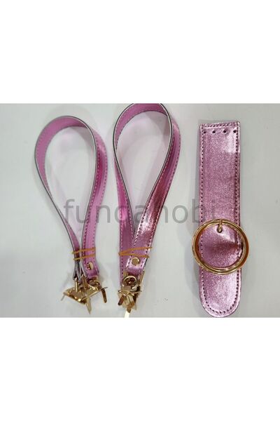 fundahobi Parla Dil Covered Bag Strap Set - Pink