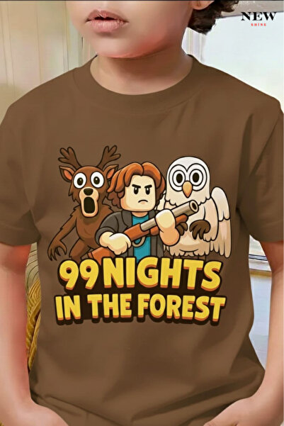 New Shine 99 НОЩИ ПЕЧАТАНА УНИСЕКС ДЕТСКА ТЕНИСКА