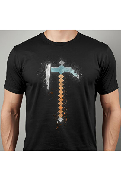 TİMİSİVA Unisex oversized MİNECRAFT6 B με τύπωμα Βαμβακερό T-shirt με κοντό μ...