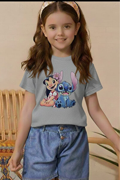 New Shine Παιδικό μπλουζάκι unisex με στάμπα Stitch