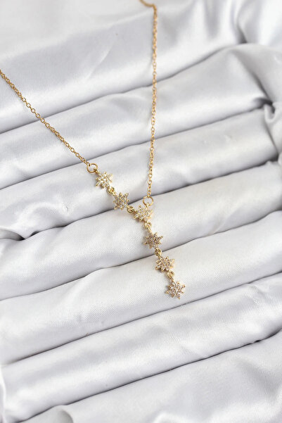 Generic Brand Import ®   316L Steel Chain Gold Color Pole Star Model Women's ...