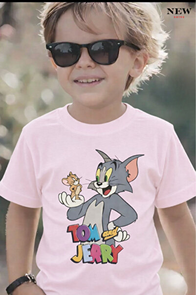 New Shine ΠΑΙΔΙΚΟ ΜΠΛΟΥΖΑΚΙ UNISEX ΜΕ ΣΧΕΔΙΑ ΤΟΜ ΚΑΙ ΤΖΕΡΙ