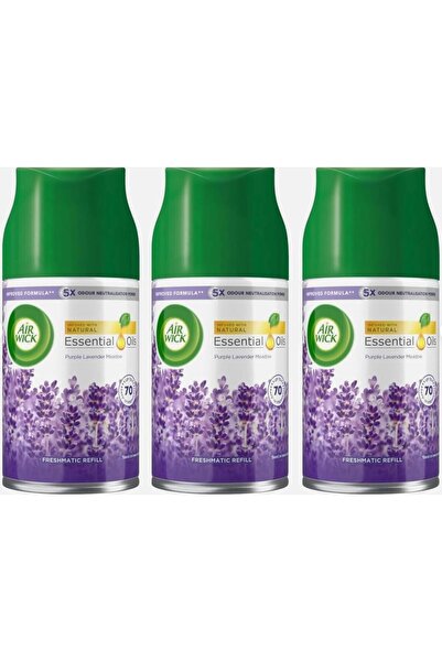 Air Wick عبوة إعادة تعبئة بخاخ معطر جو فريش ماتيك، برائحة اللافندر والبابونج،...