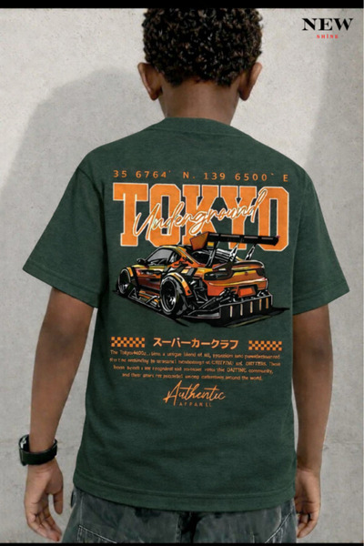New Shine IMPRIMAT TOKYO UNISEX COPII tricou