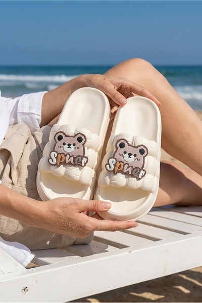 StWenn Women's Luxury Lightweight and High-Soled Non-Slip Sticker Patterned D...