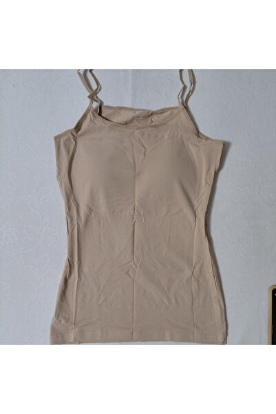 Butik LuneraWear Kadın Pedli İp Askı Atlet