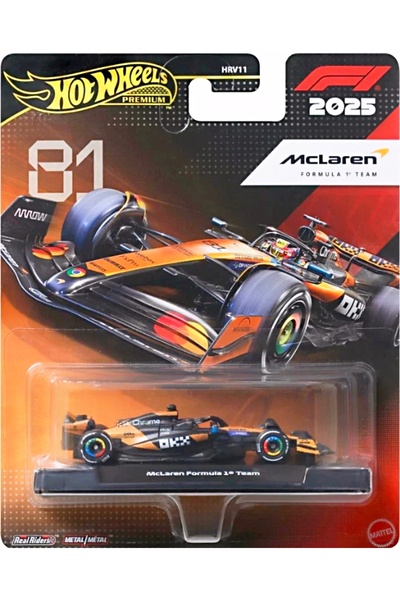 HOT WHEELS 2025 Formula 1 McLAREN Team no 81