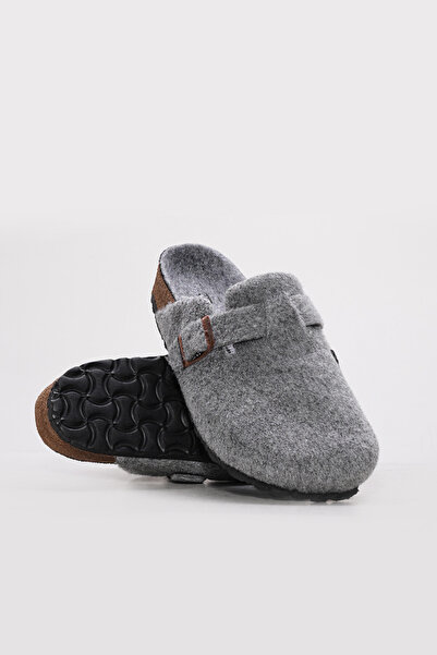 Ayakkabıhane Сірі зручні жіночі капці AH1E935261806