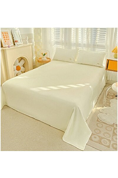 OEM Lenjerie de pat din 4 piese, Tesatura in Relief, 100% Bumbac, Duo Alb + Gri, 200×230 cm