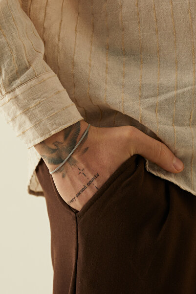 Fjellor Zyrandel Men's Silver Color Stainless Steel Fine Mesh Model Bracelet