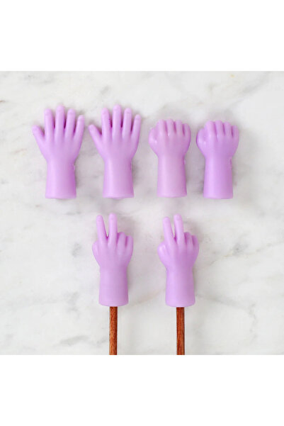 iğne izi Protector pentru vârful șişului, pachet de 6, liliac