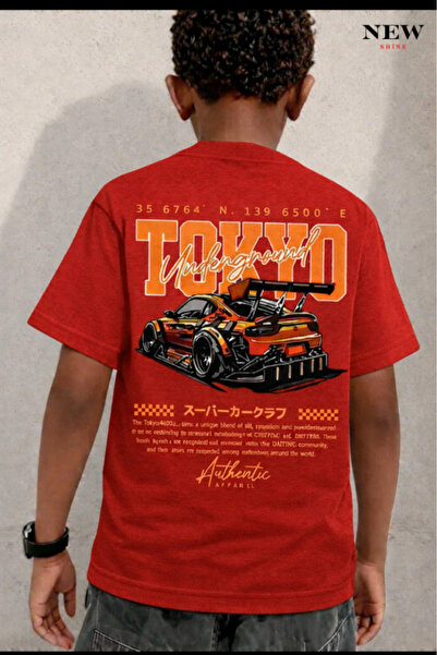 New Shine IMPRIMAT TOKYO UNISEX COPII tricou