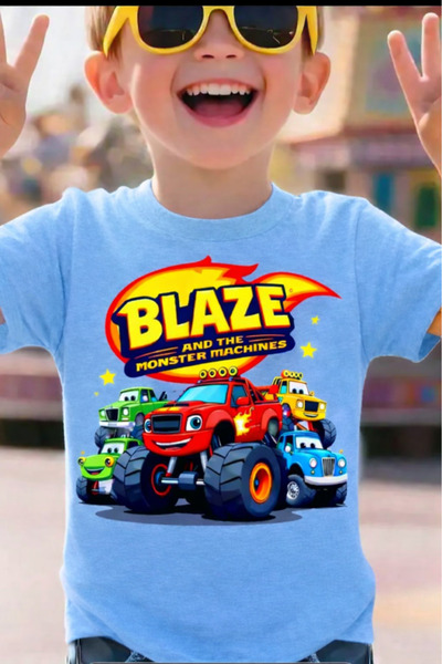 New Shine BLAZE AUTOMOBILI ŠTAMPANI UNISEKS DECA T-shirt