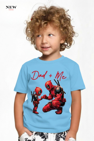 New Shine Imprimeu DAD ME Unisex Copii tricou