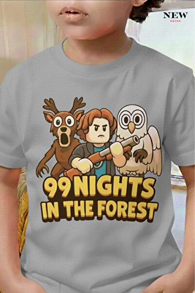 New Shine 99 НОЩИ ПЕЧАТАНА УНИСЕКС ДЕТСКА ТЕНИСКА