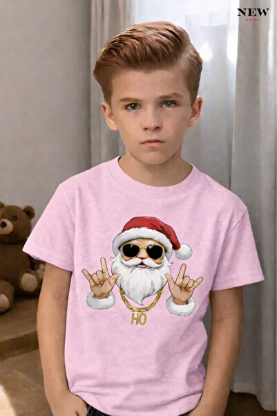 New Shine IMPRIMAT CU MOȘ CRĂCIUN UNISEX COPII tricou