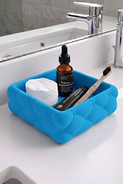 Vescarri Modern Vanity Tray – Bathroom & Makeup & Jewelry Organizer