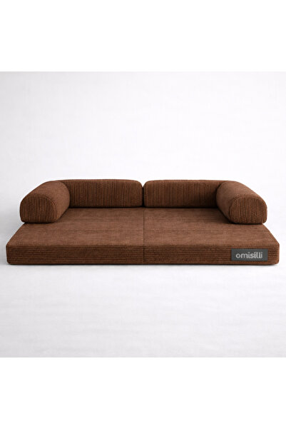 OMİSİLLİ Eko Kanepe Fitilli Kadife Silinir Yıkanır 32h Cm Çökmez Dayanıklı 80...