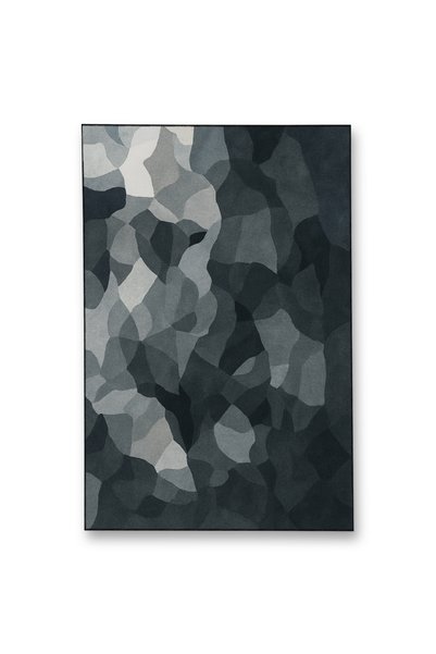 Rugs Modern Halı Mosso Blue Gray Tones Geometric Patterned Woven Base Modern ...