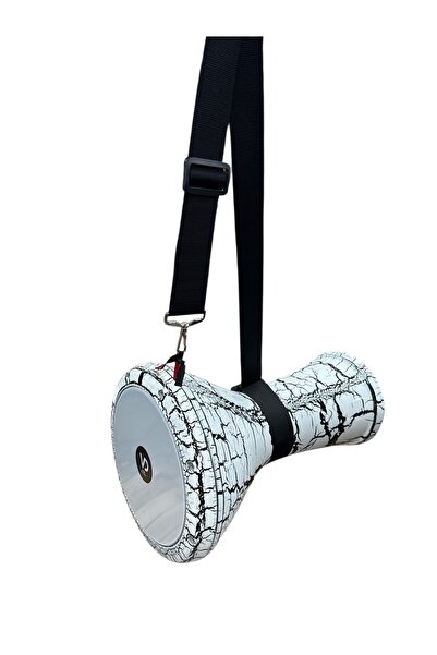 Vatan Beyaz Çatlak Darbuka | Alüminyum Döküm | Askı + Kılıf + Alyan Anahtarı ...