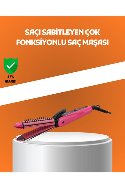 Lisinya Fast Heating Hair Curler and Straightener |   Dual Function - Tygoo