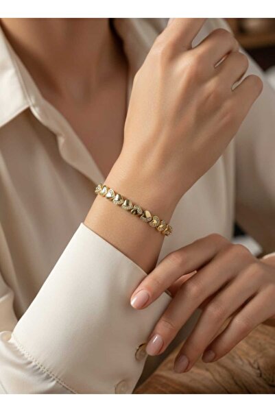 XUPING JEWELRY Xuping sıralı kalpli bileklik