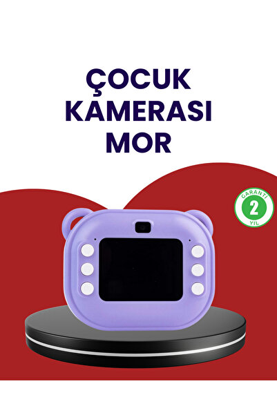 Eğlenceli Şipşak Çocuk Kamerası – Oyun, Müzik ve 18 Efektli Anında Baskı - Lisinya