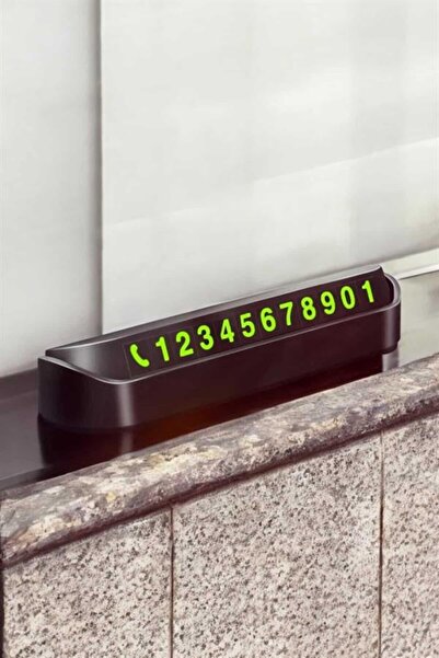 Lisinya Numbered Vehicle Interior Car Parking Numberer Phone Number Writing -...