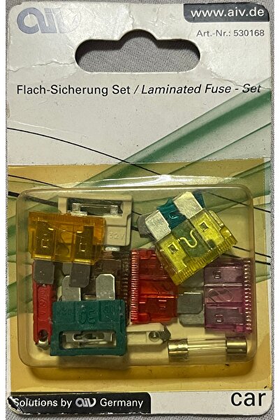 almancidan AIV araç sigortası sigorta seti oto bıçak sigorta cam sigorta