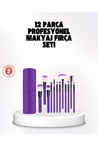 Lisinya 12-dijelni profesionalni set četkica za besprekornu šminku sa poklono...