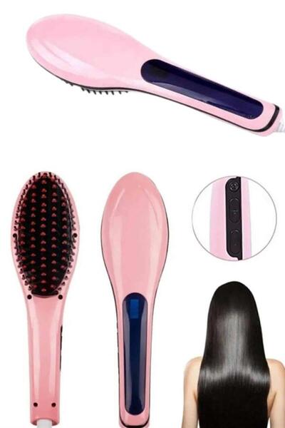 Lisinya Hair Brush Smart Lcd Display Practical Hair Straightener Comb Practic...