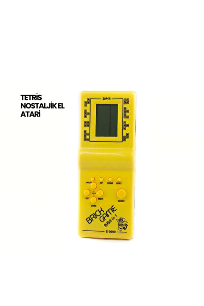 Lisinya Klasik Gameboy Tetris Oyunu – Taşınabilir Pil ile Çalışan Retro El Konsolu -