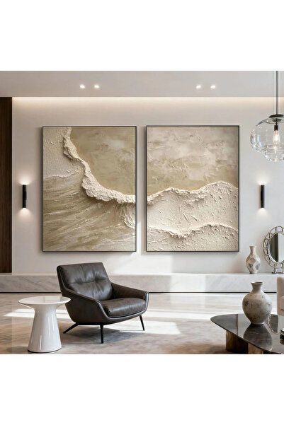 ASTRA STUDIO İkili Dokulu Rölyef Tablo Seti