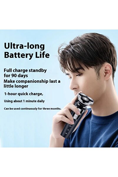 satrendy Mini Portable Electric Shaver for Men Rechargeable Wet & Dry Travel ...