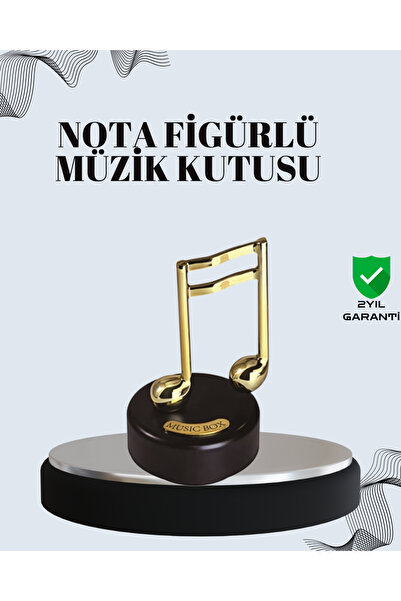Lisinya Nota Figürü Müzik Kutusu Melodious Model -