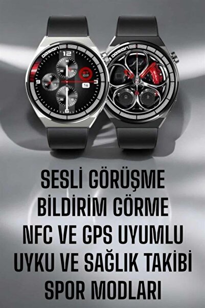 Lisinya Akıllı Saat GPS VE NFC Özelliği Sesli Görüşme Dokunmstik Ekran -