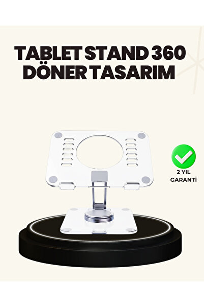 Lisinya Suport reglabil transparent pentru tabletă cu bază din silicon anti-a...