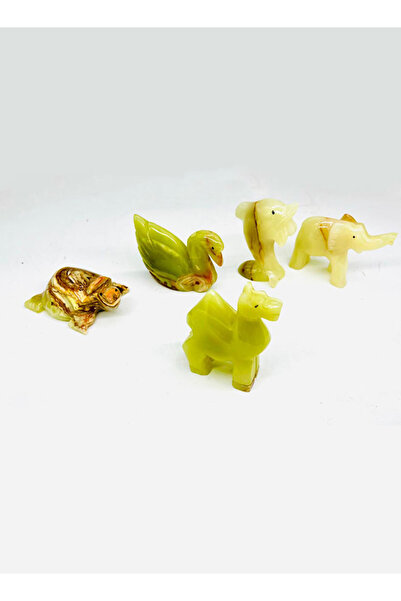 M.A Traders Onyx Marble Box with Mixed Animal Designs – 4-Inch Handcrafted De...