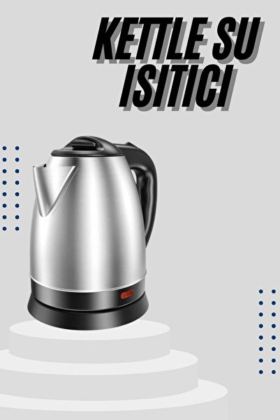 Lisinya Kettle C F Type 220-240V Stainless Steel Electric Corded Auto-Off - T...