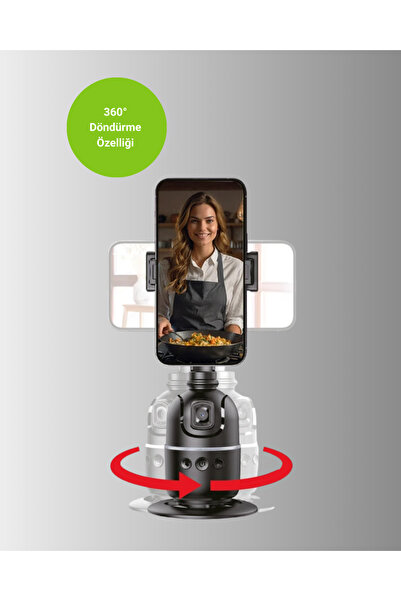 Lisinya 360 مع خاصية تتبع الوجه التلقائي لمحتوى وسائل التواصل الاجتماعي °   ح...