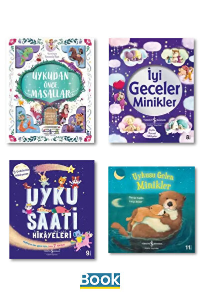 TÜRKİYE İŞ BANKASI KÜLTÜR YAYINLARI Uykudan Önce Masallar Kitap Seti - Uyku S...