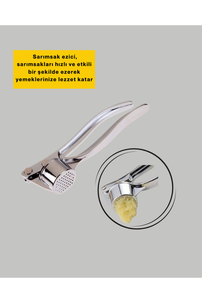 Lisinya Metal Garlic Crusher -